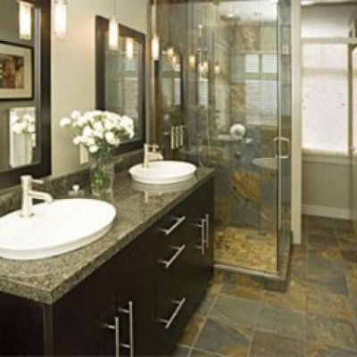 Frameless Shower Enclosure & Vanity Mirrors